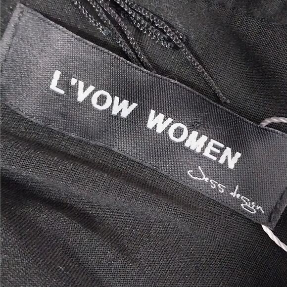 NWOT! L'VOW WOMEN! TOTALLY FRINGED FLAPPER STYLE SHIMMERY, FLUID DRESS! SZ 1X - Picture 9 of 11